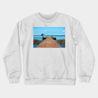 Sunbathing On The Dock Crewneck Sweatshirt